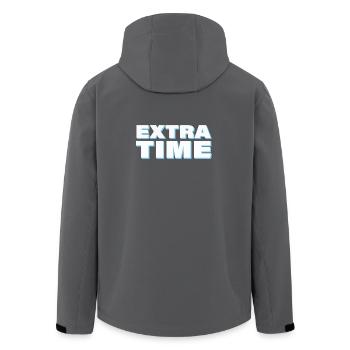EXTRA TIME - Recycelte Männer Softshell-Jacke von Stanley/Stella - Anthrazit - Hinten - AI Model Male 185 light (185cm)