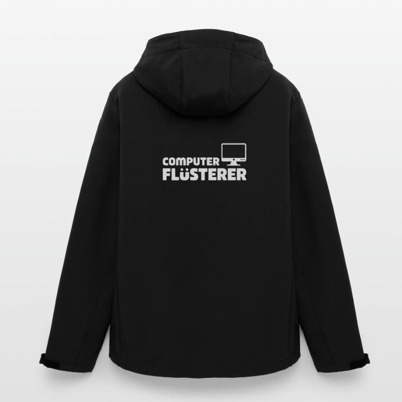 Computer Whisperer Retro-Tech Men’s Recycled Softshell Jacket by Stanley/Stella