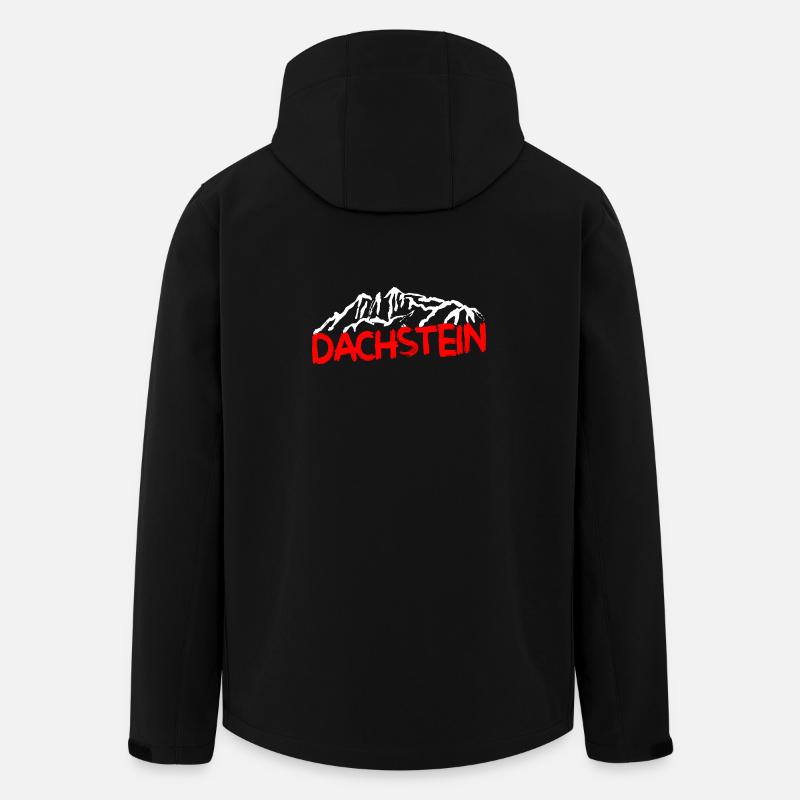 Dachstein Ramsau Österreich Souvenir  - Recycelte Männer Softshell-Jacke von Stanley/Stella - Schwarz
