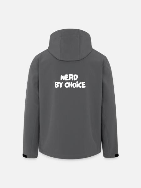 nerd par choix - Veste softshell homme en polyester recyclé Stanley/Stella - noir