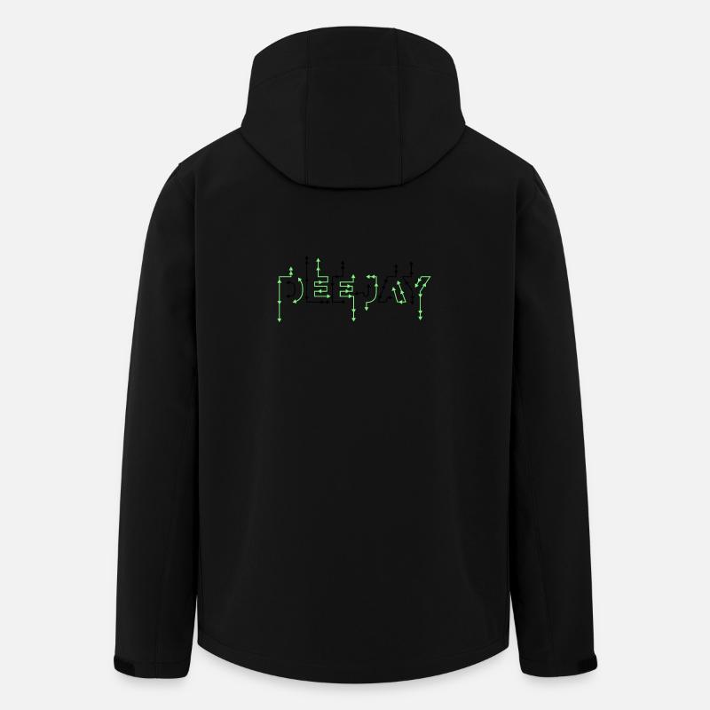 DEEJAY ARROW SW - Veste softshell homme en polyester recyclé Stanley/Stella - noir