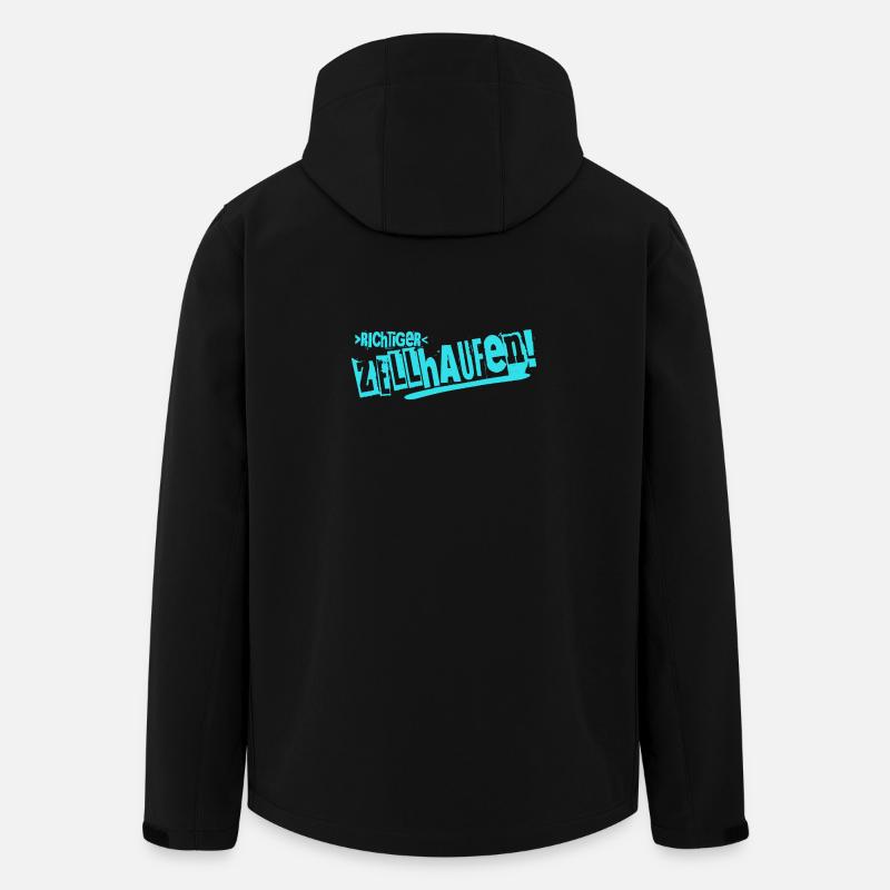 Zellhaufen Man - Recycelte Männer Softshell-Jacke von Stanley/Stella - Schwarz