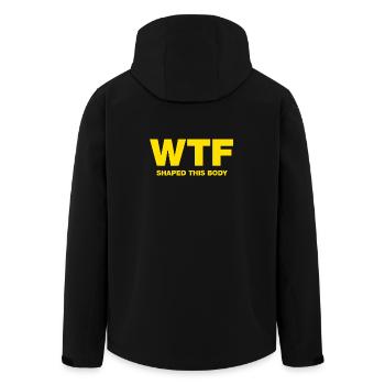 WTF a façonné ce corps - Veste softshell homme en polyester recyclé Stanley/Stella - noir - Dos - AI Model Male 185 light (185cm)