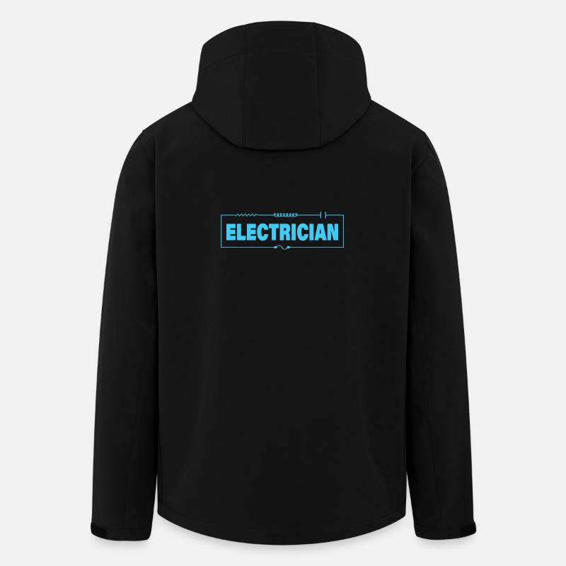 ELECTRICIAN - Recycelte Männer Softshell-Jacke von Stanley/Stella - Schwarz