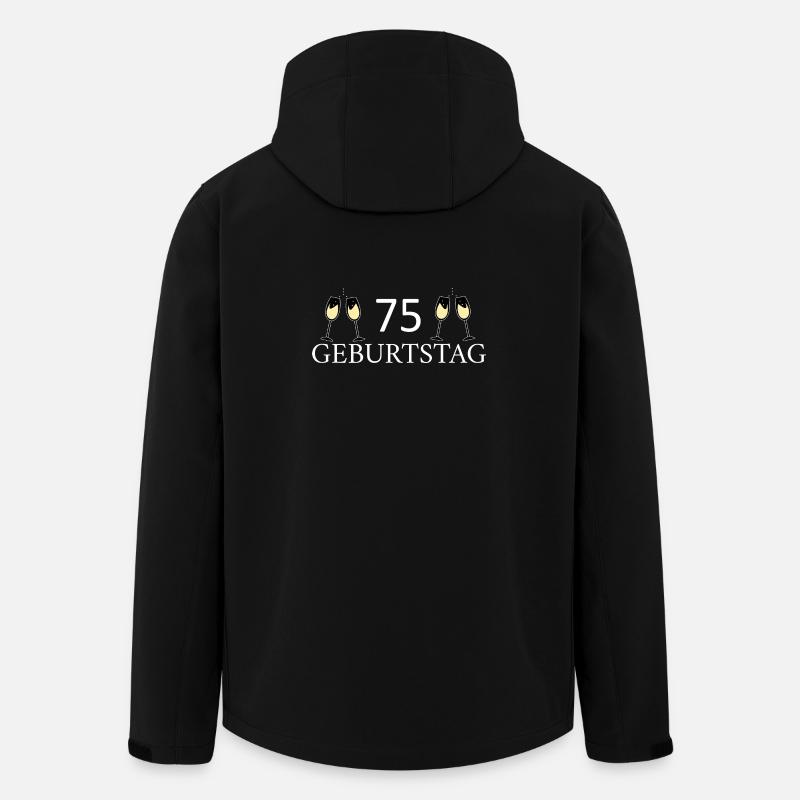75th birthday 75 years - Men’s Recycled Softshell Jacket by Stanley/Stella - black