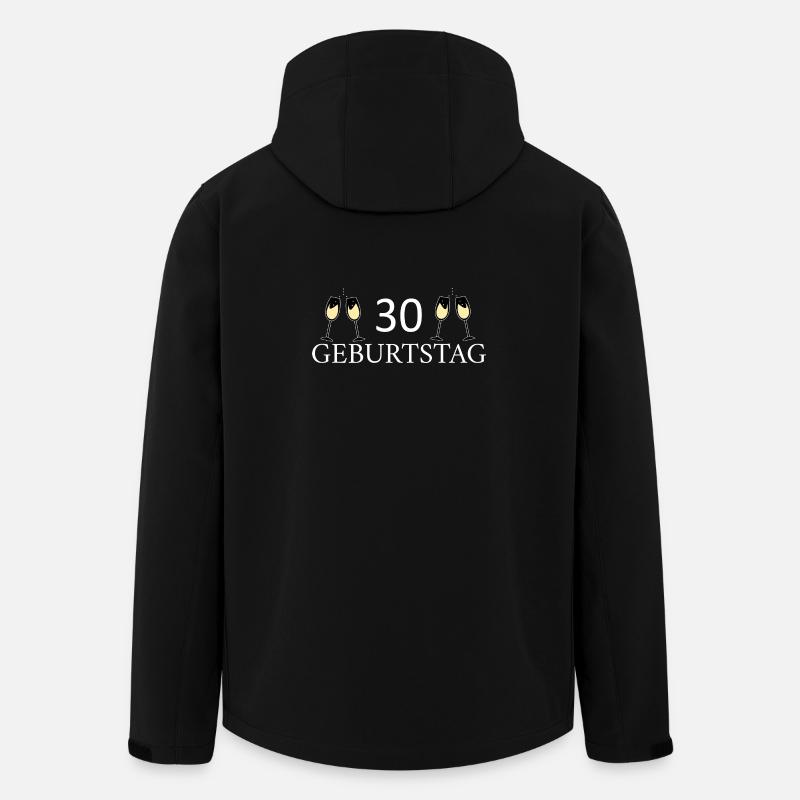 30e anniversaire 30 ans - Veste softshell homme en polyester recyclé Stanley/Stella - noir