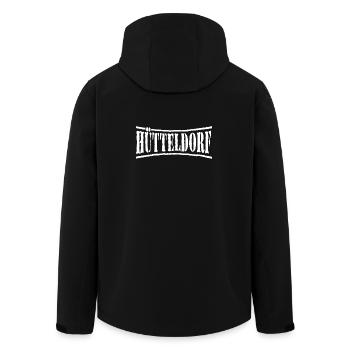 Hütteldorf Wien Rapid Ultras Football - Men’s Recycled Softshell Jacket by Stanley/Stella - black - Back - AI Model Male 185 light (185cm)