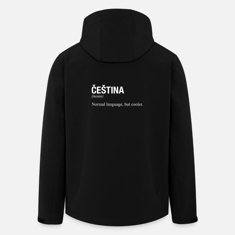 CESTINA Tschechisch Tschechien - Recycelte Männer Softshell-Jacke von Stanley/Stella - Schwarz