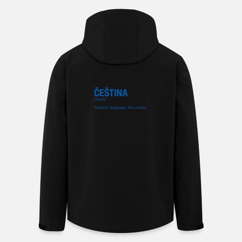CESTINA Tschechisch Tschechien - Recycelte Männer Softshell-Jacke von Stanley/Stella - Schwarz