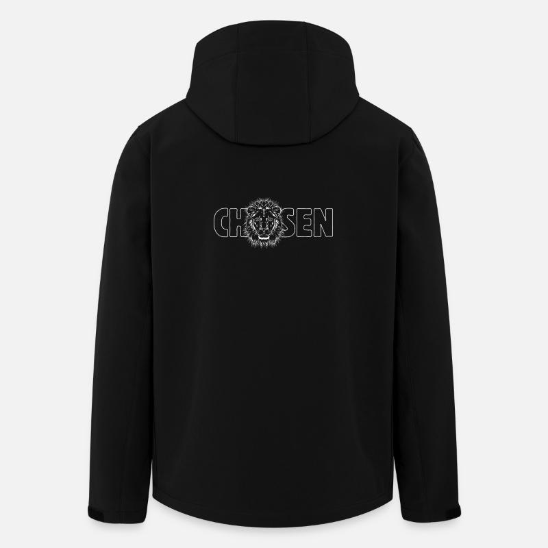 Lion "CHOSEN" - Men’s Recycled Softshell Jacket by Stanley/Stella - black