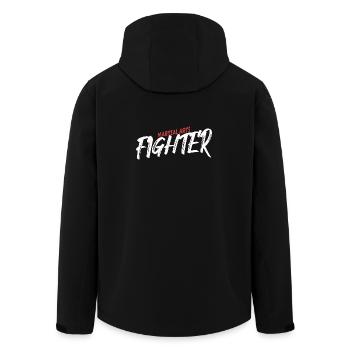 MMA de combat d’arts martiaux - Veste softshell homme en polyester recyclé Stanley/Stella - noir - Dos - AI Model Male 185 light (185cm)