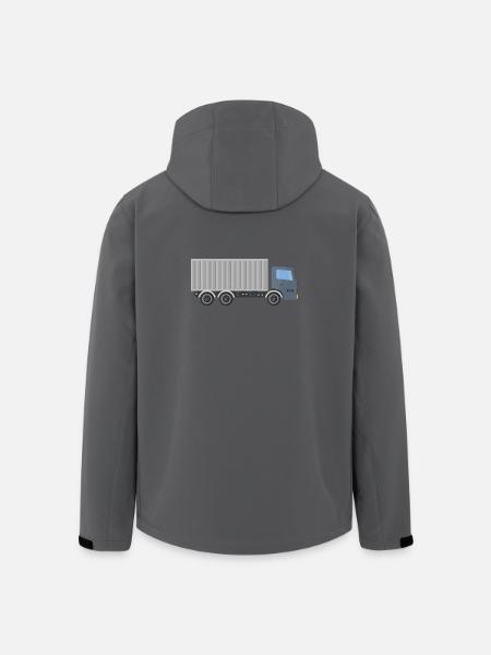 Delivery truck - Men’s Recycled Softshell Jacket by Stanley/Stella - black