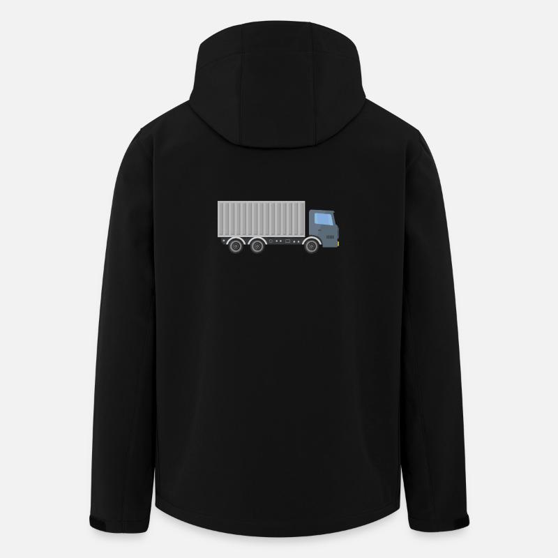 Lieferauto - Recycelte Männer Softshell-Jacke von Stanley/Stella - Schwarz