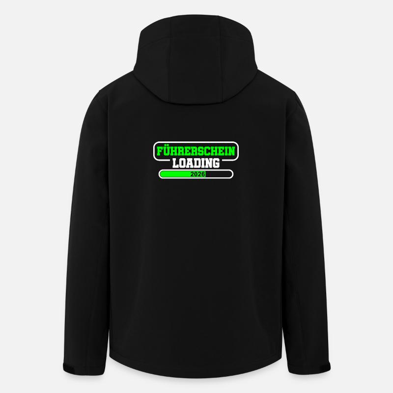 Führerschein 2026 Fahrprüfung Führerscheinprüfung - Recycelte Männer Softshell-Jacke von Stanley/Stella - Schwarz