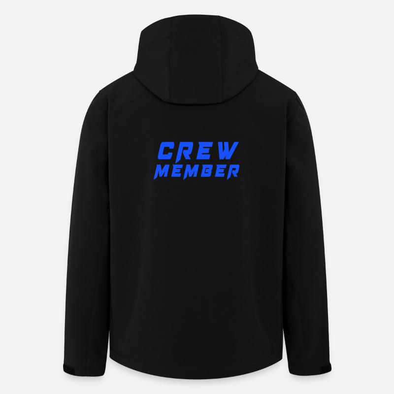 Crew member - Men’s Recycled Softshell Jacket by Stanley/Stella - black