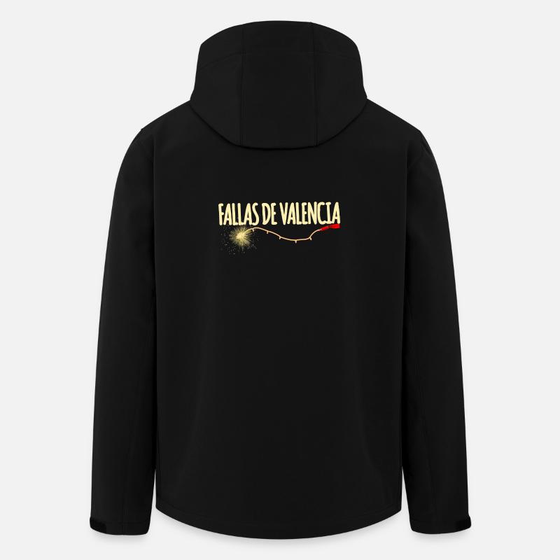 Fallas De Valencia Traca - Recycelte Männer Softshell-Jacke von Stanley/Stella - Schwarz
