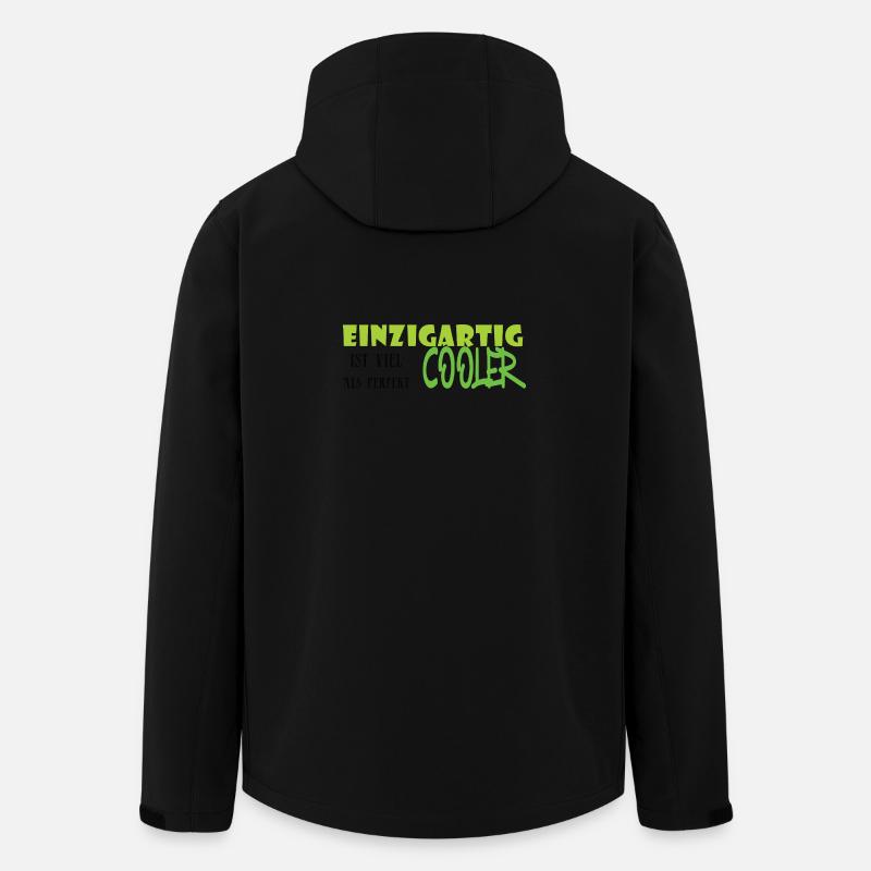 Uniquely cool graffiti - Men’s Recycled Softshell Jacket by Stanley/Stella - black