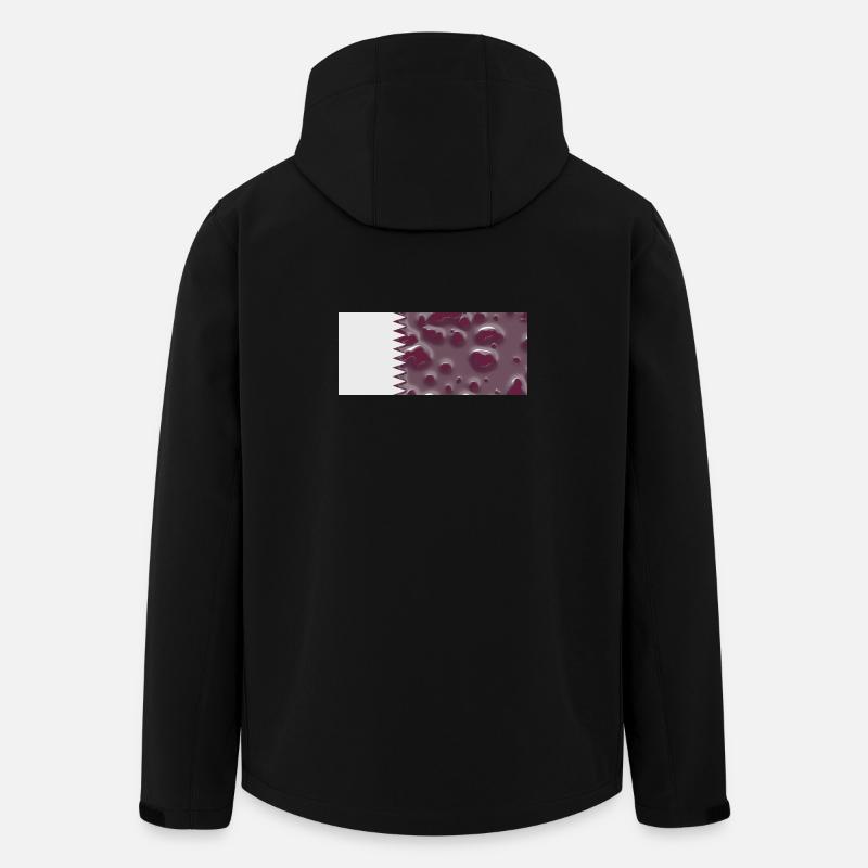 Le Qatar en tant que pays - Veste softshell homme en polyester recyclé Stanley/Stella - noir