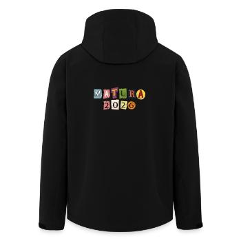 Matura 2026 - Men’s Recycled Softshell Jacket by Stanley/Stella - black - Back - AI Model Male 185 light (185cm)