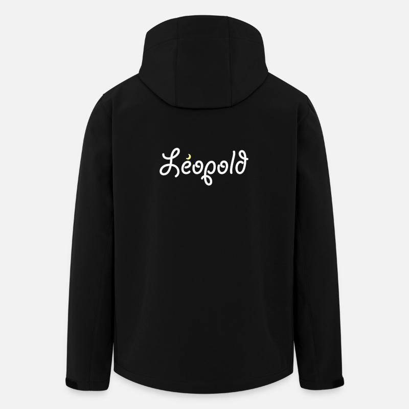 Leopold - Recycelte Männer Softshell-Jacke von Stanley/Stella - Schwarz