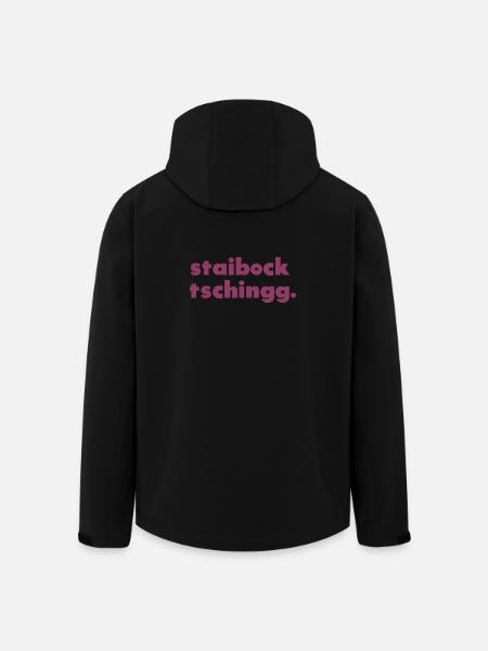 staibocktschingg. - Recycelte Männer Softshell-Jacke von Stanley/Stella - Schwarz