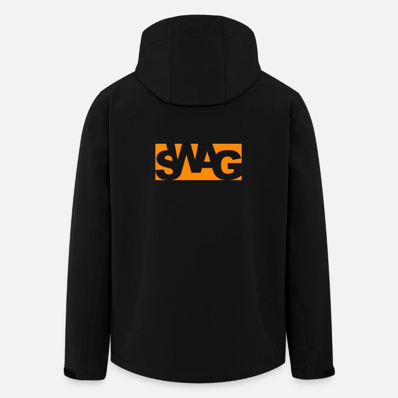 SWAG - Recycelte Männer Softshell-Jacke von Stanley/Stella - Schwarz