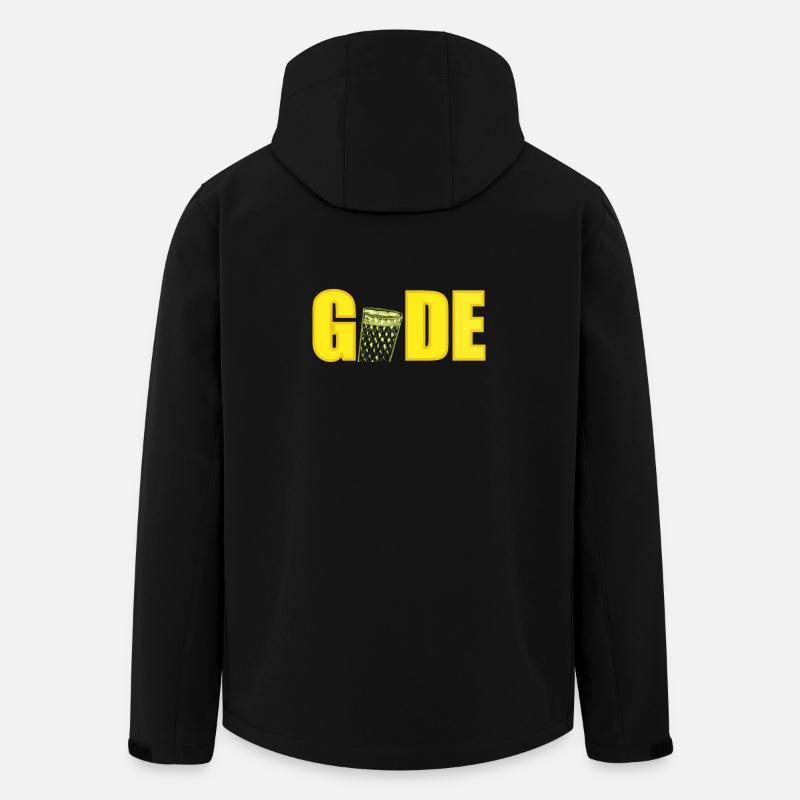 Gude Apfelwein Hessen - Recycelte Männer Softshell-Jacke von Stanley/Stella - Schwarz