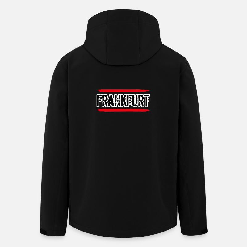 Frankfurt Fan - Recycelte Männer Softshell-Jacke von Stanley/Stella - Schwarz
