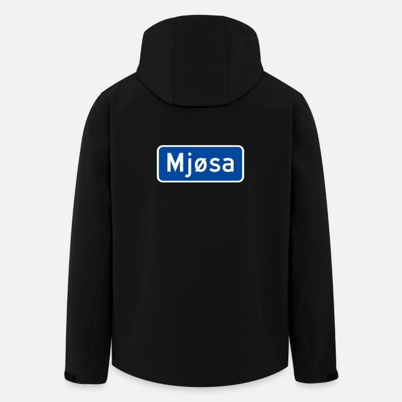 Der Mjøsa-See - Recycelte Männer Softshell-Jacke von Stanley/Stella - Schwarz