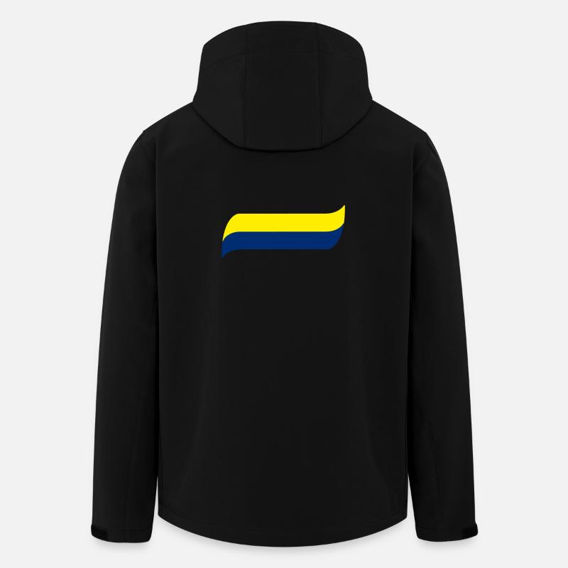 Sari Lacivert - Recycelte Männer Softshell-Jacke von Stanley/Stella - Schwarz