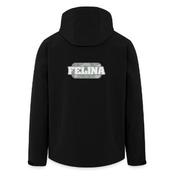 Felina comme santé - Veste softshell homme en polyester recyclé Stanley/Stella - noir - Dos - AI Model Male 185 light (185cm)