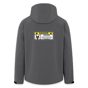 automobile - Veste softshell homme en polyester recyclé Stanley/Stella - charbon - Dos - AI Model Male 185 light (185cm)