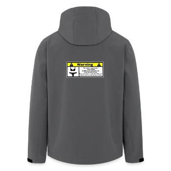 Avertissement Automobile  - Veste softshell homme en polyester recyclé Stanley/Stella - charbon - Dos - AI Model Male 185 light (185cm)