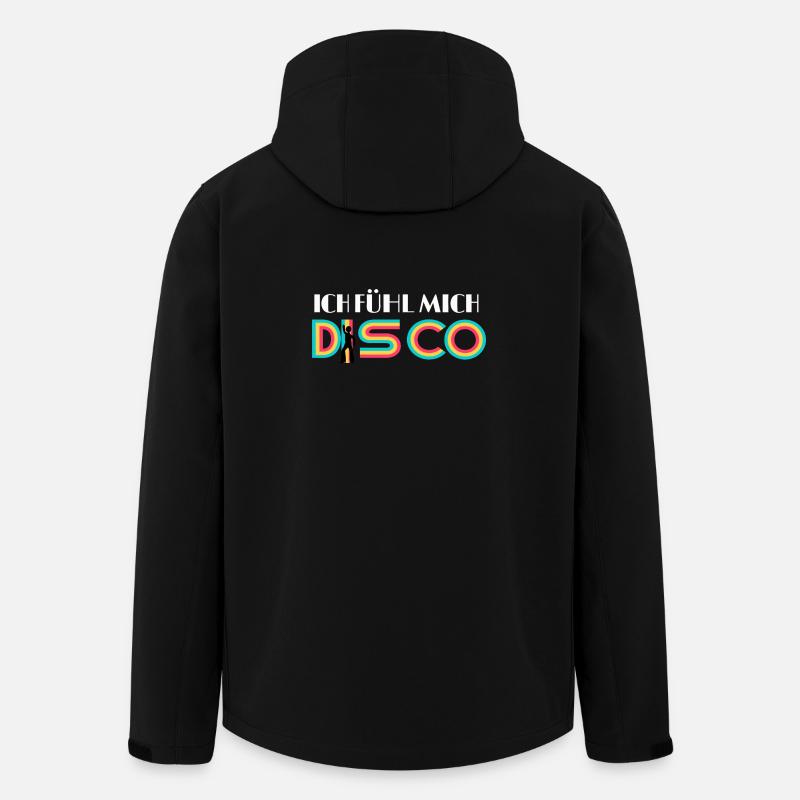 I FEEL DISCO, - Men’s Recycled Softshell Jacket by Stanley/Stella - black