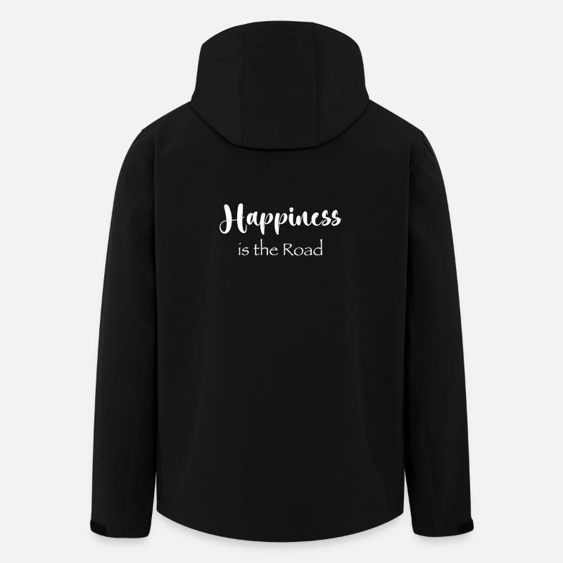 Happiness is the road - Men’s Recycled Softshell Jacket by Stanley/Stella - black