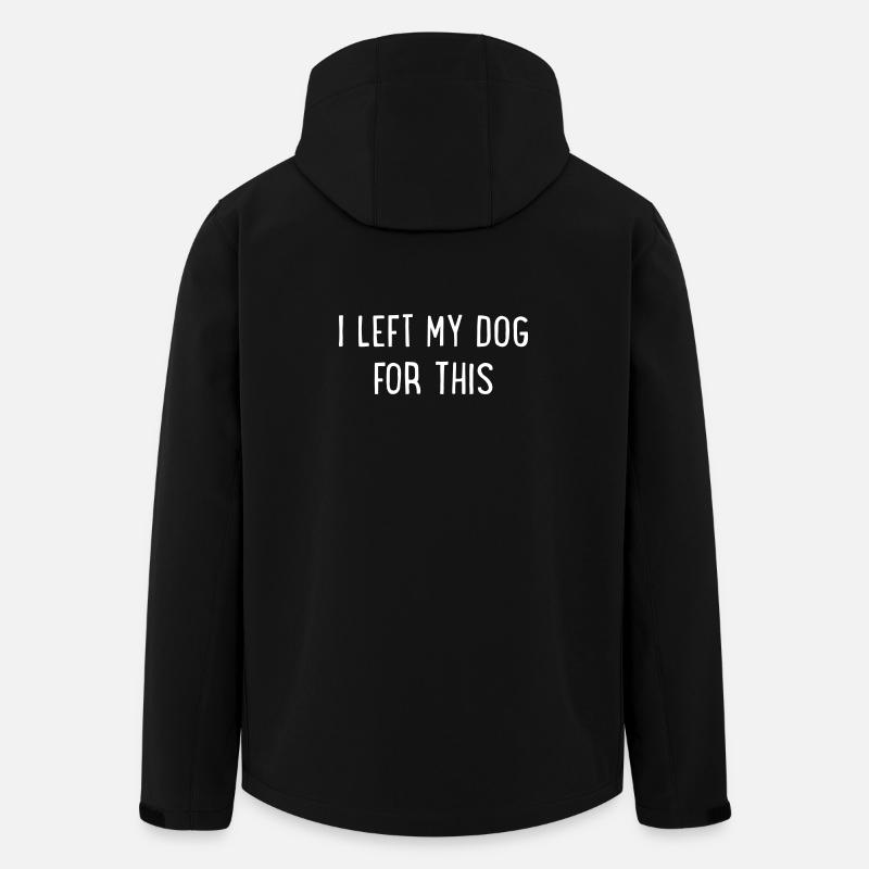 Dog alone - Men’s Recycled Softshell Jacket by Stanley/Stella - black