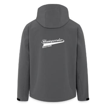 Father-in-law 2026, best father-in-law ever - Men’s Recycled Softshell Jacket by Stanley/Stella - anthracite - Back - AI Model Male 185 light (185cm)