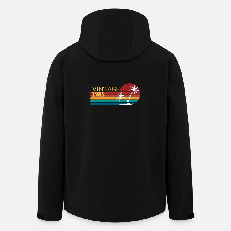 Jahrgang 1985 - Recycelte Männer Softshell-Jacke von Stanley/Stella - Schwarz