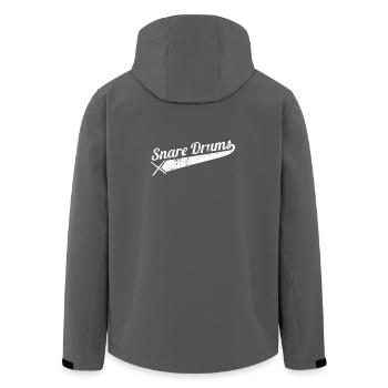 Tambour latéral - Veste softshell homme en polyester recyclé Stanley/Stella - charbon - Dos - AI Model Male 185 light (185cm)