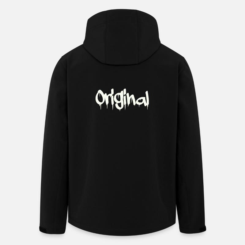 Langue source - Veste softshell homme en polyester recyclé Stanley/Stella - noir