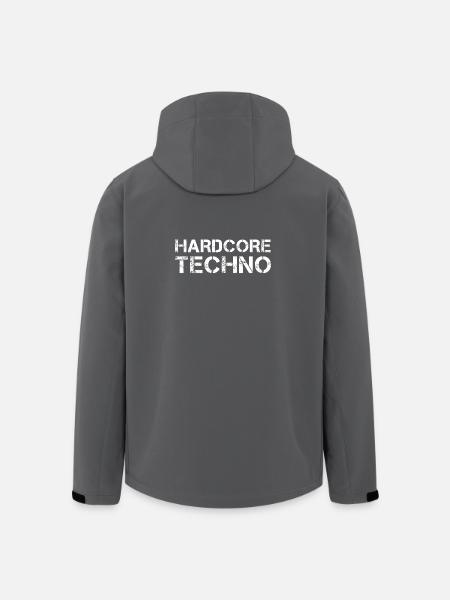 Hardcore-Techno - Recycelte Männer Softshell-Jacke von Stanley/Stella - Schwarz
