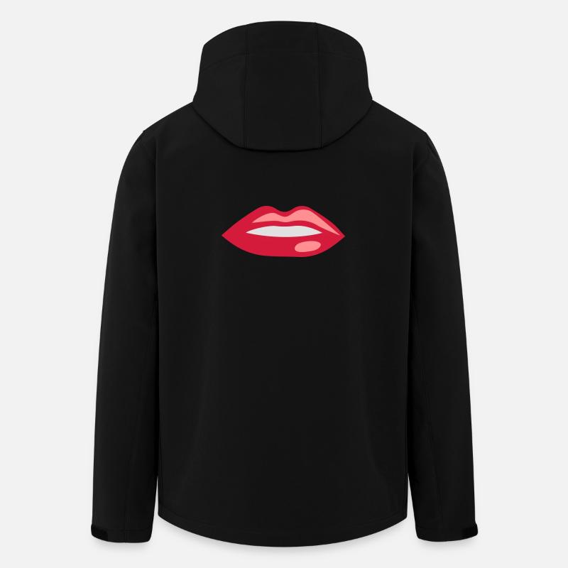 6061912 118828413 bouche - Veste softshell homme en polyester recyclé Stanley/Stella - noir