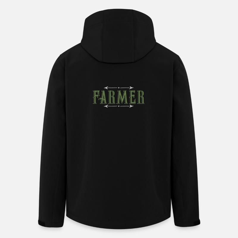 farmer - Men’s Recycled Softshell Jacket by Stanley/Stella - black