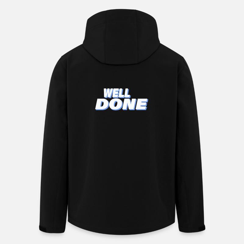 WELL DONE - Men’s Recycled Softshell Jacket by Stanley/Stella - black