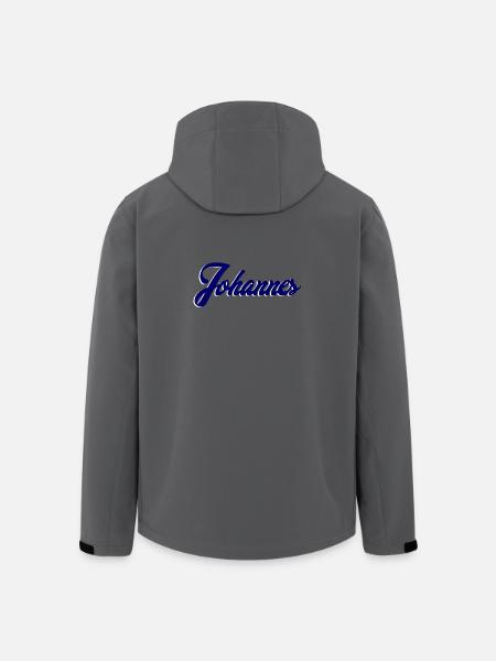 Name Johannes Personalization - Men’s Recycled Softshell Jacket by Stanley/Stella - black