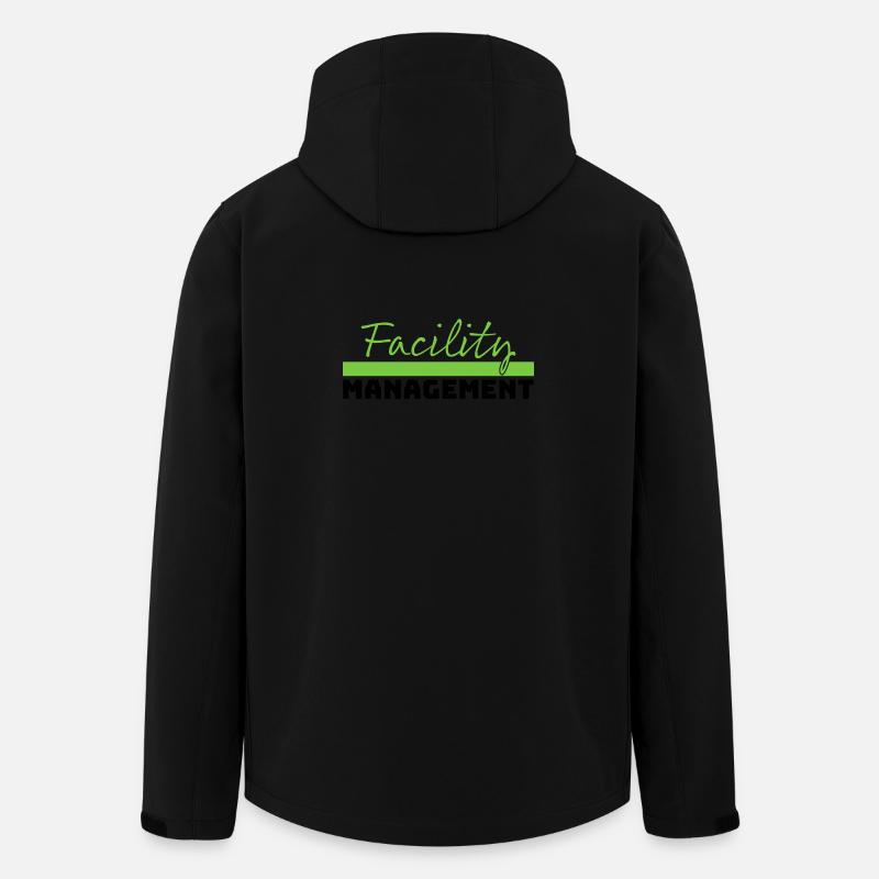 Tshirt Facility Management green schwarz - Recycelte Männer Softshell-Jacke von Stanley/Stella - Schwarz