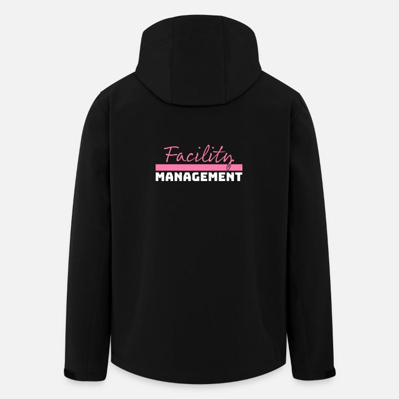 Tshirt Facility Management rosa weiss - Recycelte Männer Softshell-Jacke von Stanley/Stella - Schwarz