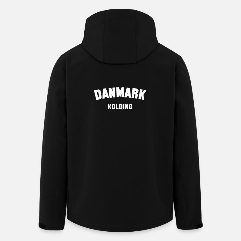 KOLDING Danemark Dänemark - Veste softshell homme en polyester recyclé Stanley/Stella - noir