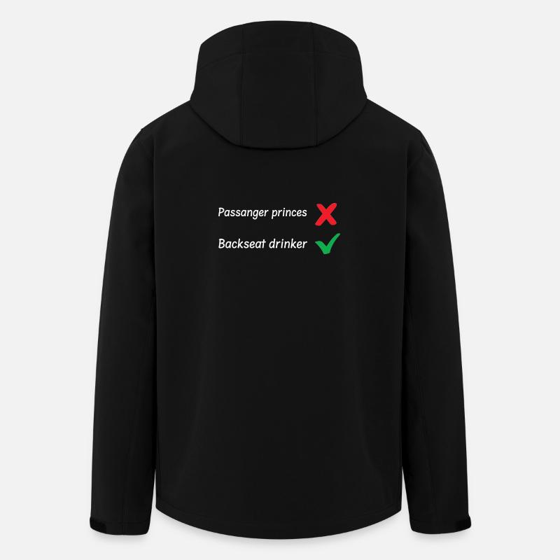 Backseat Drinker - Recycelte Männer Softshell-Jacke von Stanley/Stella - Schwarz