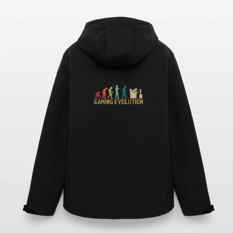 Gaming Evolution Artwork Men’s Recycled Softshell Jacket by Stanley/Stella